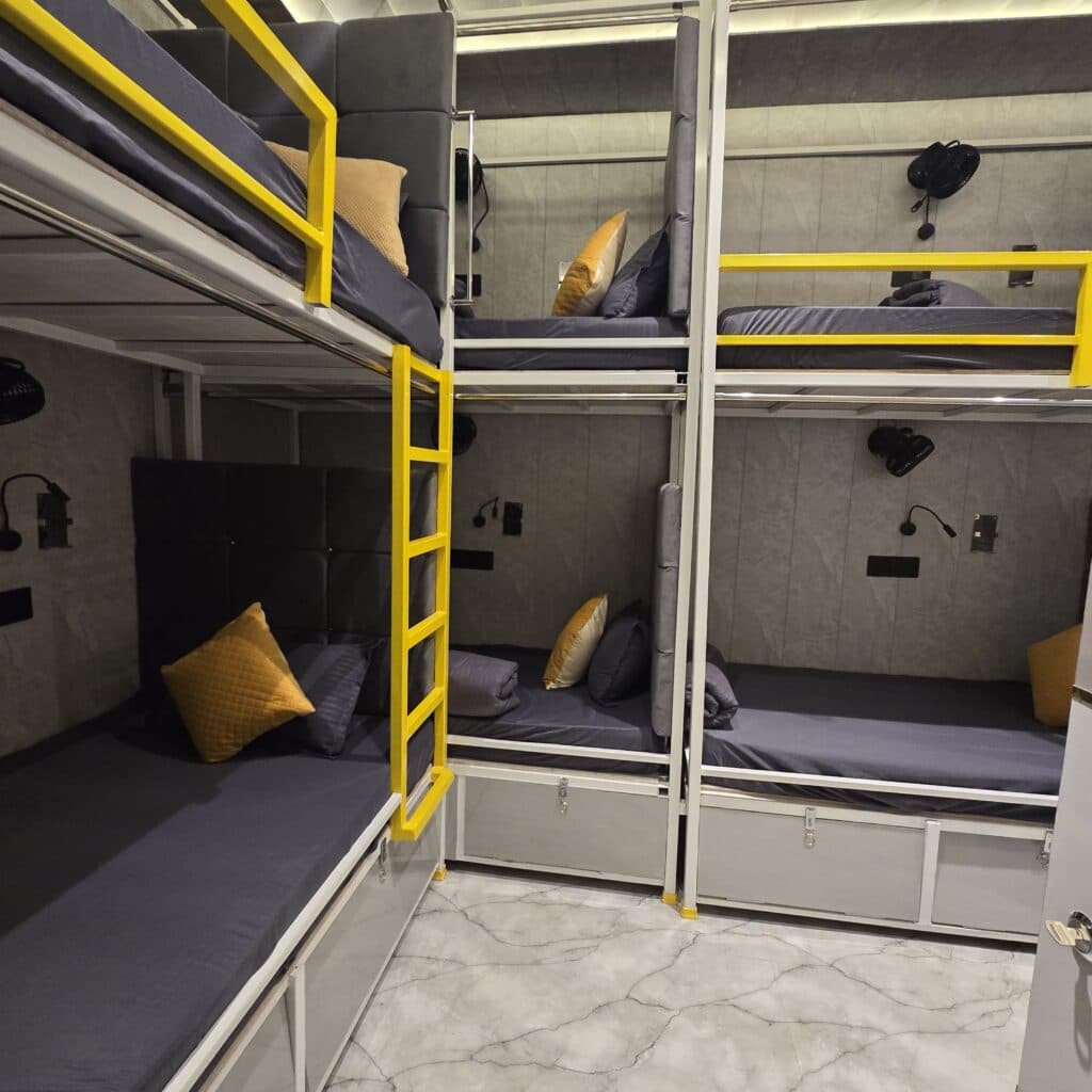 Hotel dining area at Kashi Vishram Palace